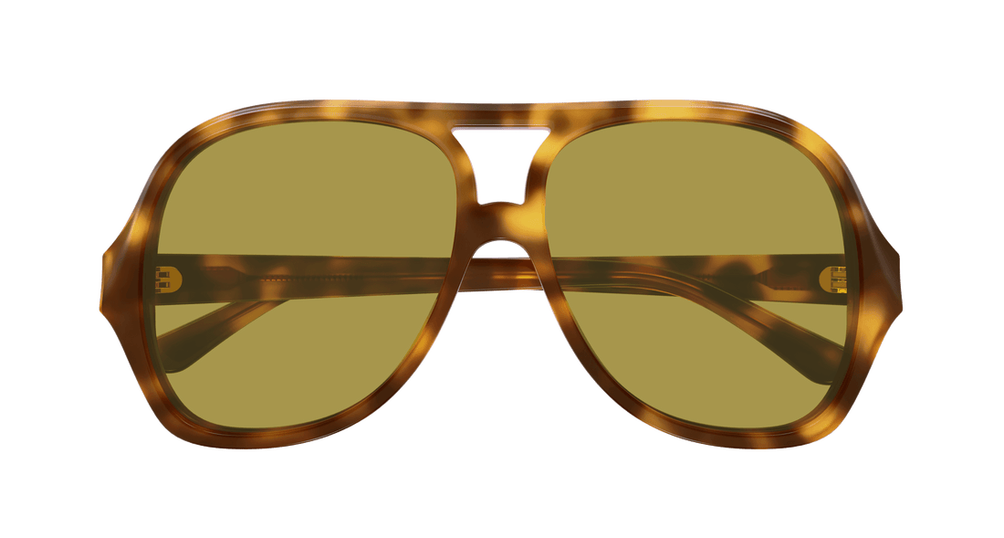 Óculos de sol chloé ch0289s 003 havana pilot femenino tamanho 58mm - Vista de detalhe
