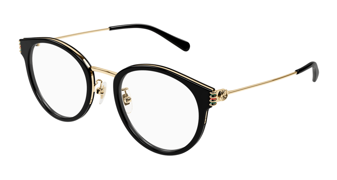 Occhiali da vista gucci gg1885oa 001 negro round femenino taglia 51mm - Vista principale