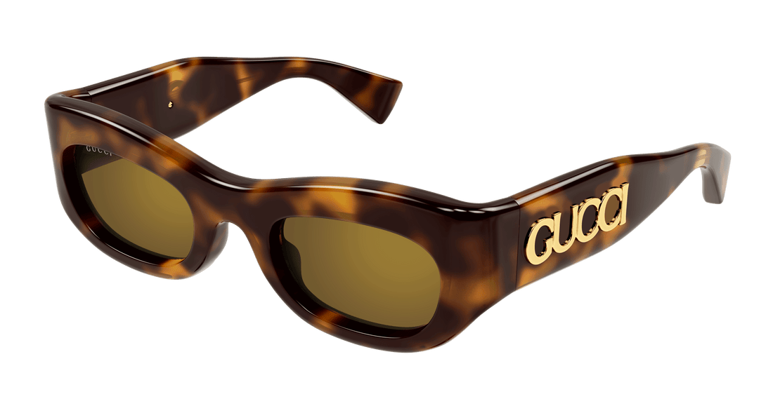 Sunglasses gucci gg1809s 003 havana cat eye femenino size 51mm - Main view