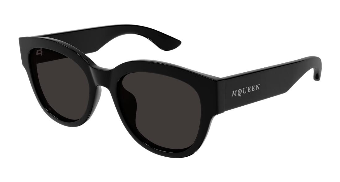 Solglasögon alexander mcqueen am0509sa 001 negro cat eye femenino storlek 55mm - Huvudvy