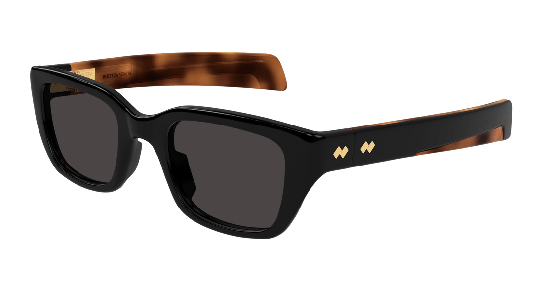 Occhiali da sole bottega veneta bv1393s 001 negro square unisex taglia 50mm - Vista principale