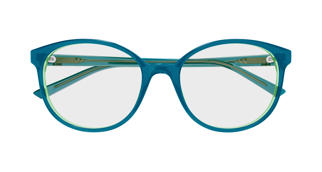 Occhiali da vista gucci gg1996o 004 azul round/oval/panthos femenino taglia 54mm - Vista dettagliata