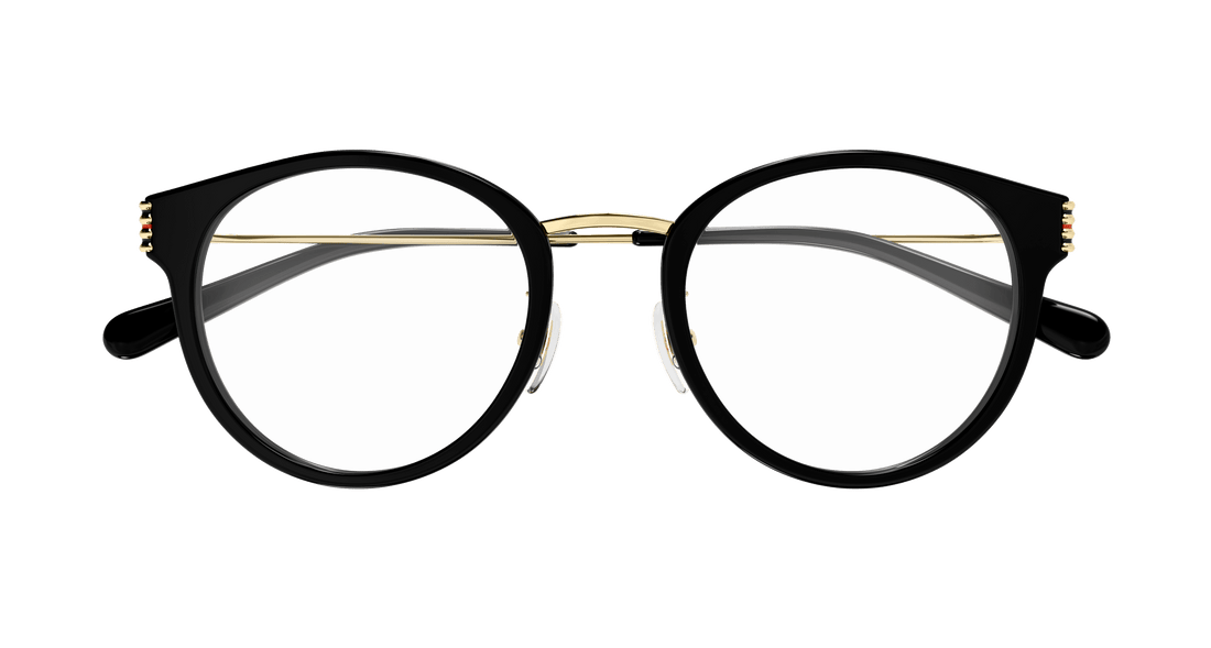 Brillen gucci gg1885oa 001 negro round femenino größe 51mm - Detailansicht