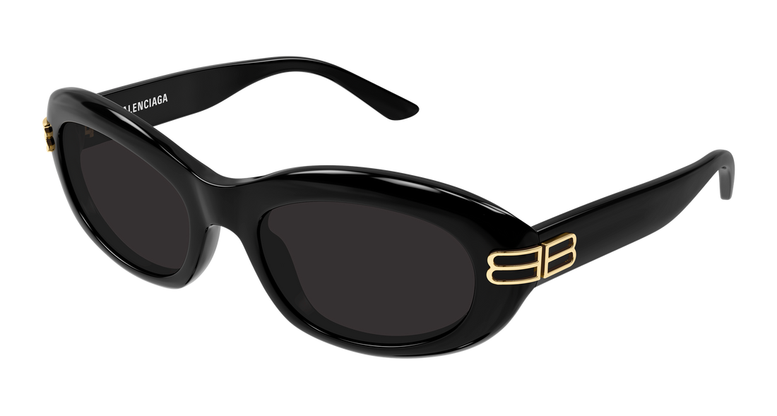 Occhiali da sole balenciaga bb0431s 001 negro round/oval/panthos femenino taglia 57mm - Vista principale