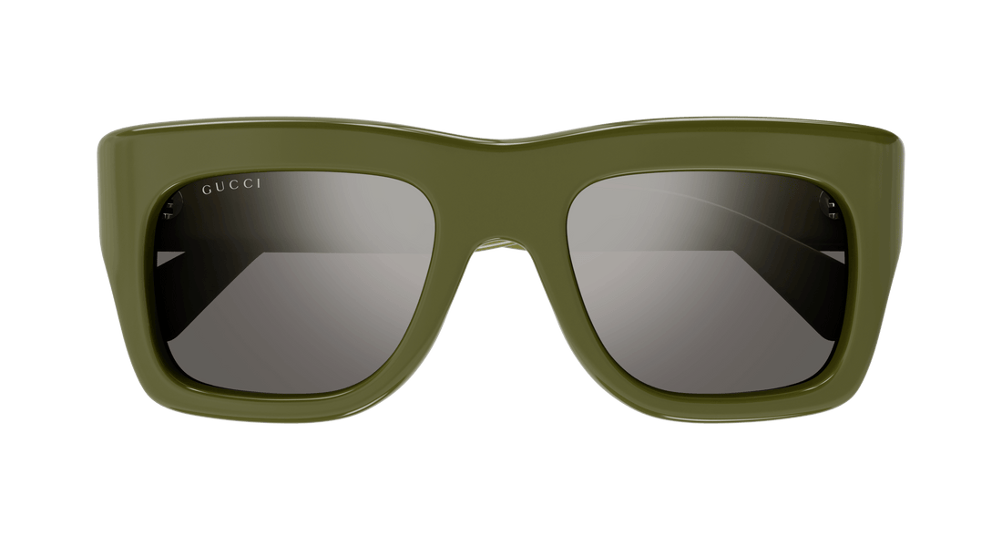 Sunglasses gucci gg1811s 004 verde square masculino size 52mm - Detailed view