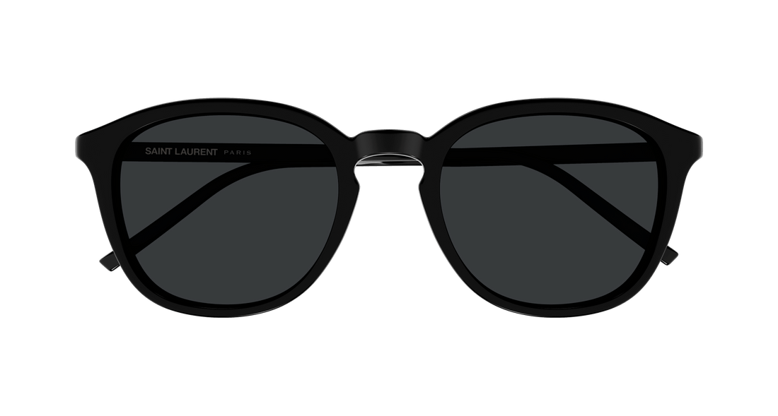 Óculos de sol saint laurent sl 782/k 001 negro round unisex tamanho 53mm - Vista de detalhe