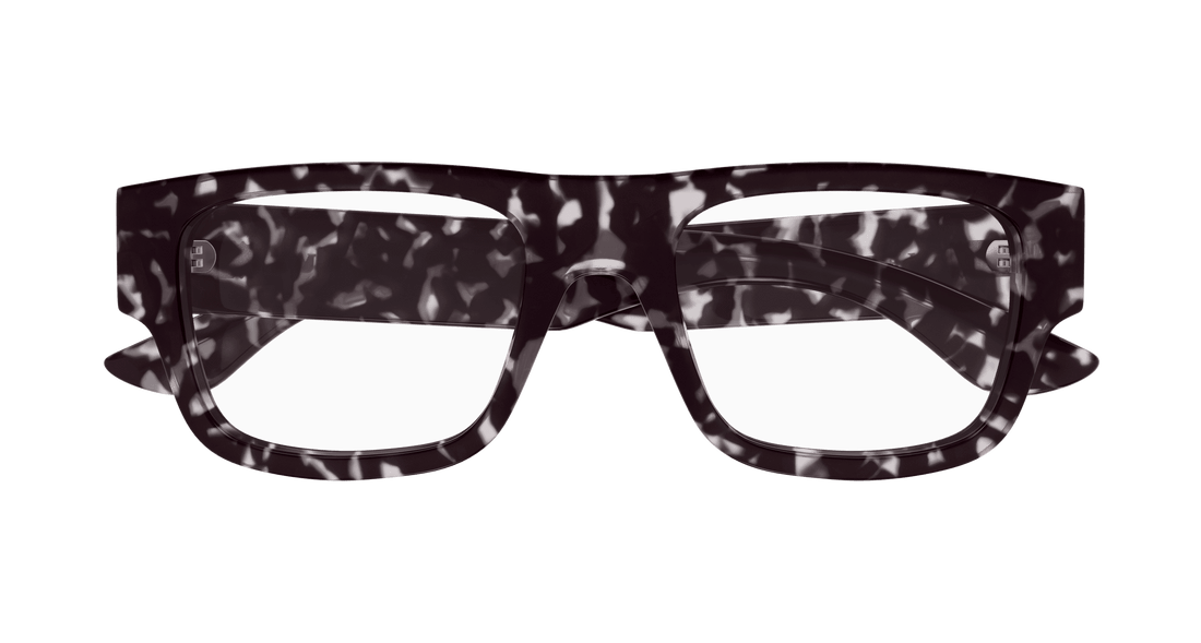 Gafas graduadas alexander mcqueen am0511o 002 havana square masculino talla 53mm - Vista de detalle