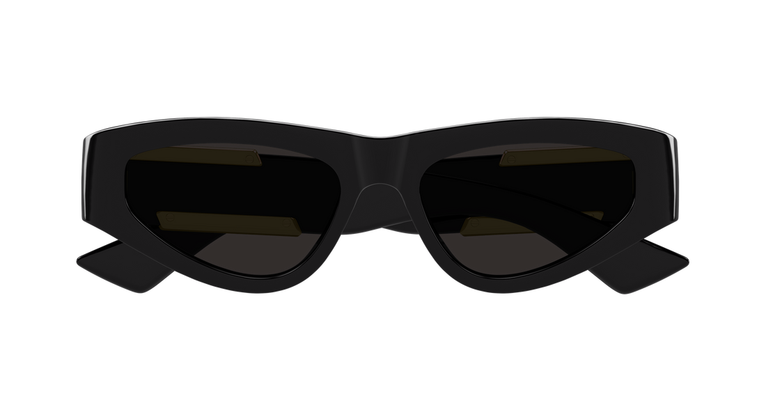 Lunettes de soleil bottega veneta bv1407s 001 negro cat eye femenino taille 53mm - Vue détaillée
