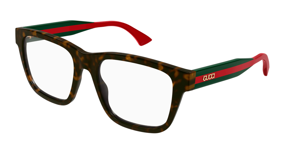 Brillen gucci gg1870o 002 havana square masculino maat 53mm - Hoofdaanzicht
