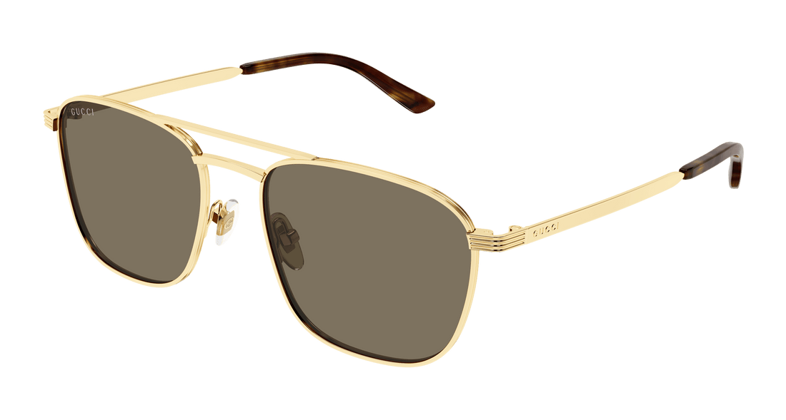 Sunglasses gucci gg1881s 002 dorado square masculino size 54mm - Main view