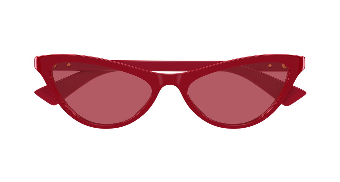 Lunettes de soleil bottega veneta bv1414s 005 rojo cat eye femenino taille 56mm - Vue détaillée