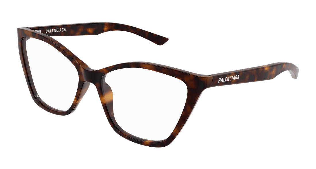 Brillen balenciaga bb0405o 002 havana butterfly femenino größe 57mm - Hauptansicht