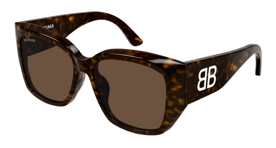 Sunglasses balenciaga bb0445sk 004 havana butterfly femenino size 56mm - Main view