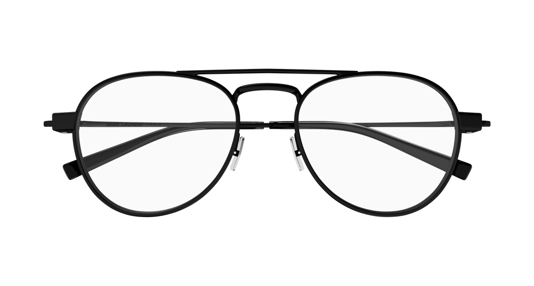 Occhiali da vista saint laurent sl 708 opt 001 negro round unisex taglia 54mm - Vista dettagliata