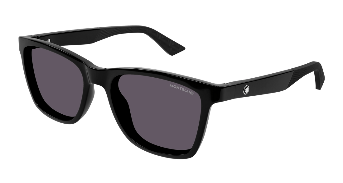 Occhiali da sole montblanc mb0399s 005 negro square masculino taglia 55mm - Vista principale
