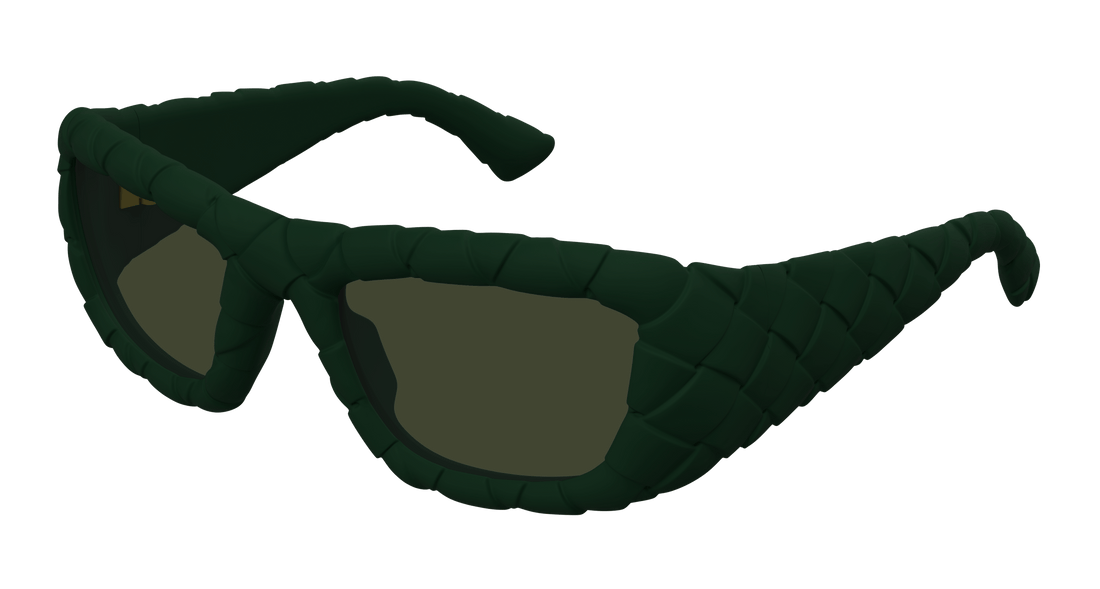 Occhiali da sole bottega veneta bv1303s 008 verde round femenino taglia 56mm - Vista principale