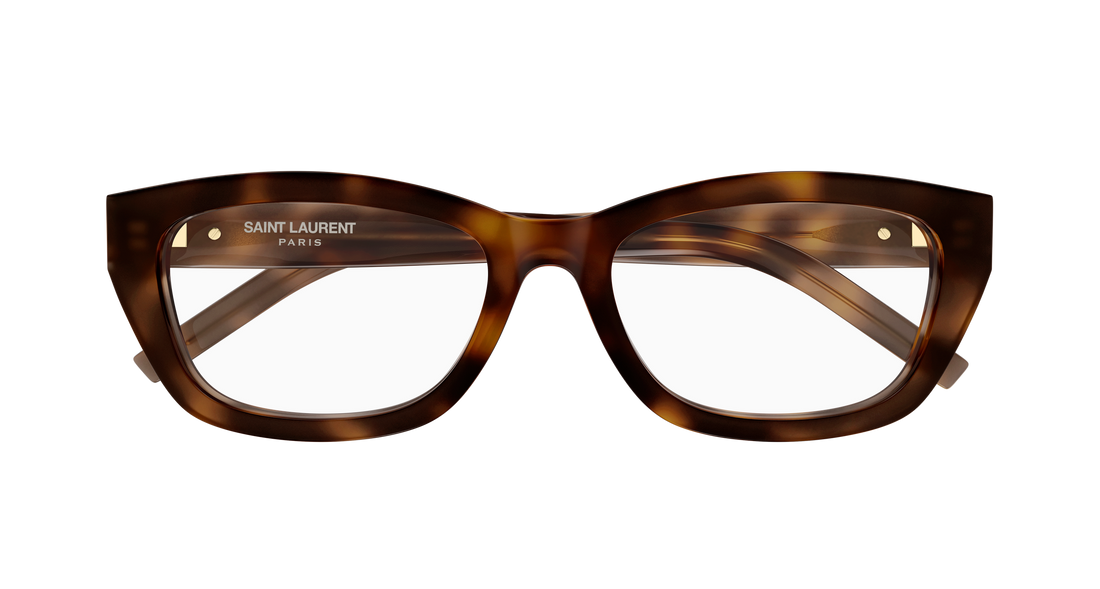 Gafas graduadas saint laurent sl m153 opt 003 havana cat eye femenino talla 55mm - Vista de detalle