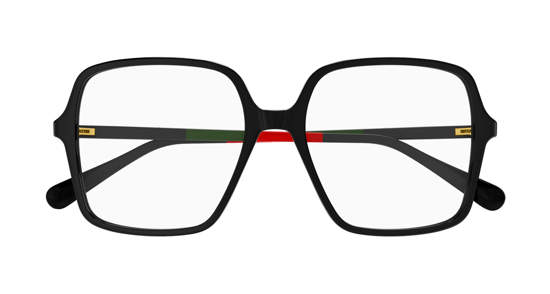 Lunettes de vue gucci gg1003o 008 negro square femenino taille 53mm - Vue détaillée