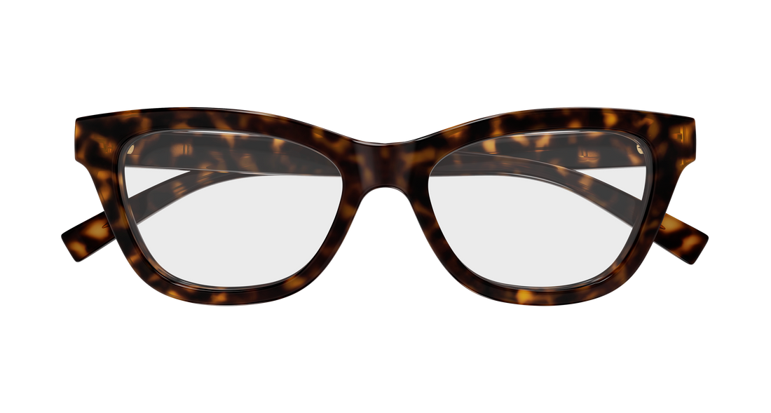 Occhiali da vista gucci gg1983o 002 havana cat eye femenino taglia 52mm - Vista dettagliata