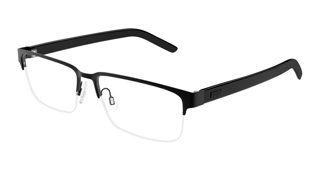 Gafas graduadas puma pu0519o 001 negro rectangular / squared masculino talla 58mm - Vista principal