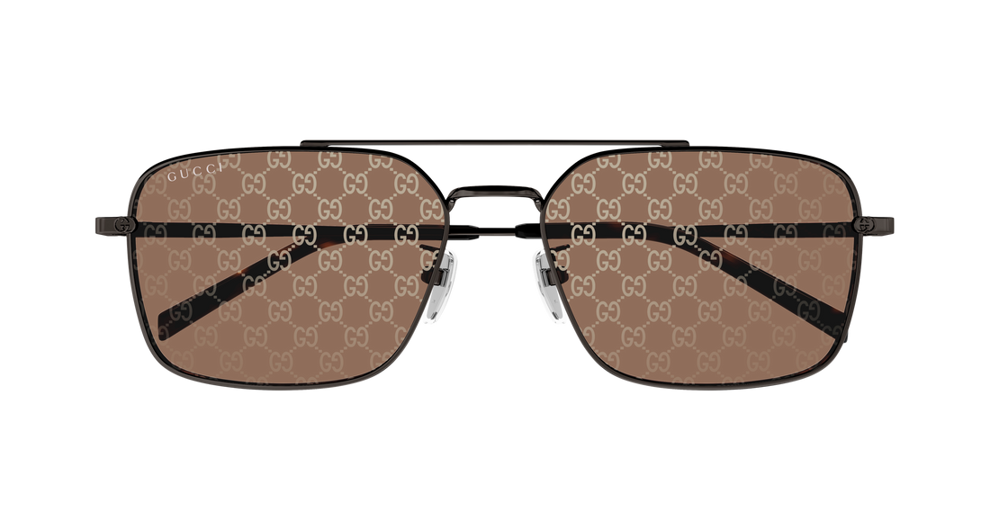 Sonnenbrillen gucci gg1957sa 005 gris rectangular / squared masculino größe 58mm - Detailansicht