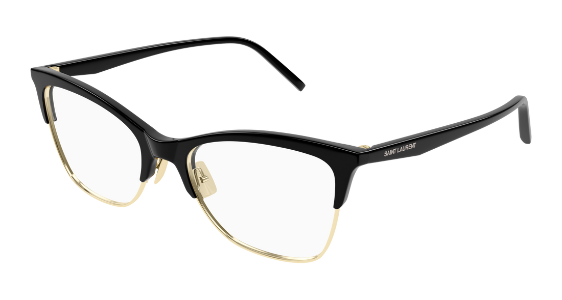 Prescription glasses saint laurent sl 769 003 negro cat eye femenino size 54mm - Main view