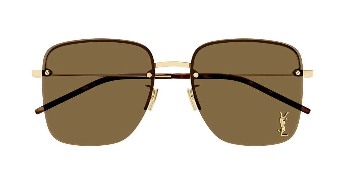 Gafas de sol saint laurent sl 312 m 014 dorado square femenino talla 58mm - Vista de detalle