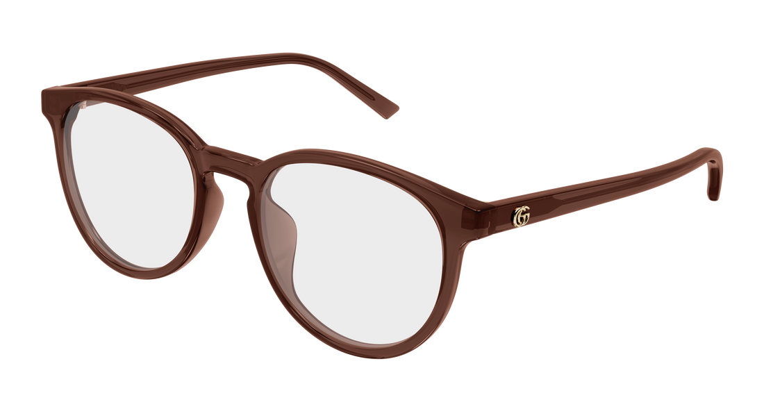 Prescription glasses gucci gg2005oa 003 marron round/oval/panthos femenino size 51mm - Main view
