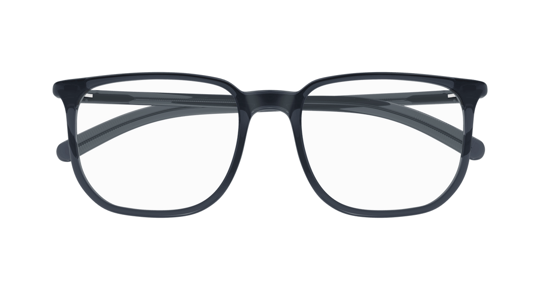 Brillen montblanc mb0388o 002 gris square masculino größe 54mm - Detailansicht