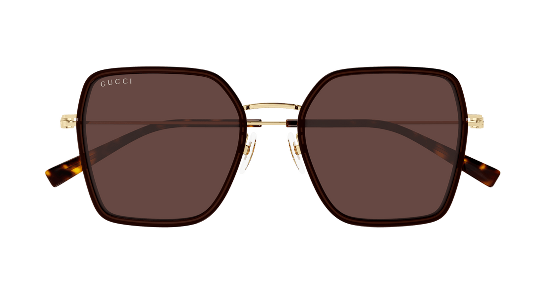 Sonnenbrillen gucci gg1850sa 003 marron square femenino größe 53mm - Detailansicht