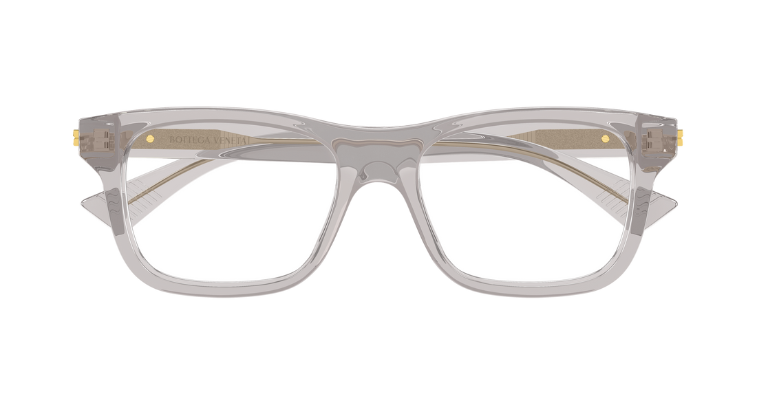 Gafas graduadas bottega veneta bv1412o 007 gris rectangular / squared masculino talla 54mm - Vista de detalle