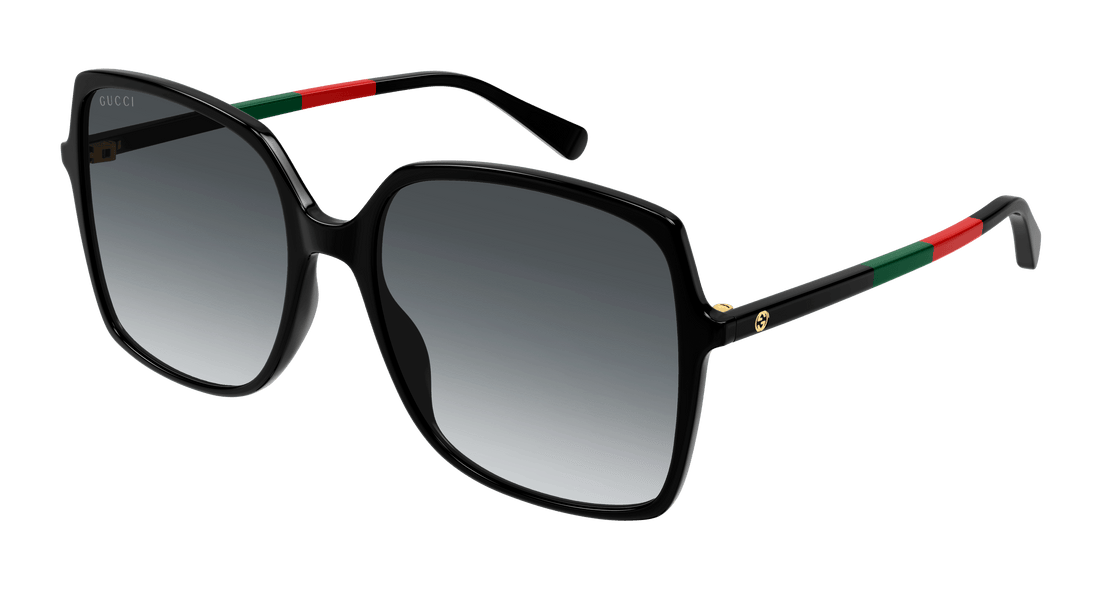 Sunglasses gucci gg0544s 007 negro square femenino size 57mm - Main view