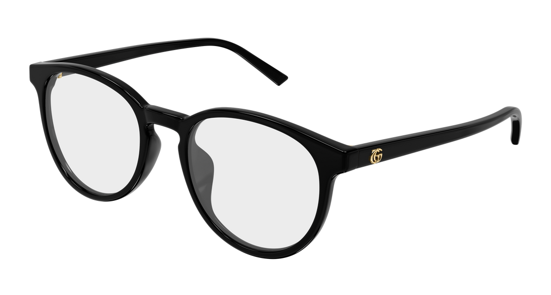 Prescription glasses gucci gg2005oa 001 negro round/oval/panthos femenino size 51mm - Main view
