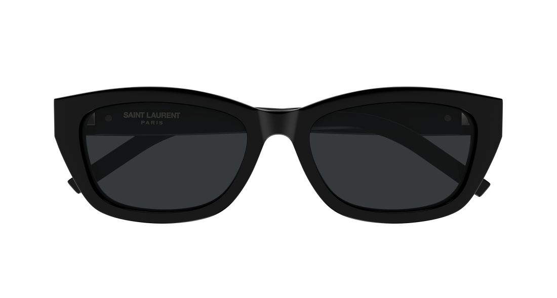Lunettes de soleil saint laurent sl m153/f 001 negro cat eye femenino taille 55mm - Vue détaillée