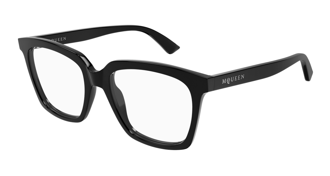 Occhiali da vista alexander mcqueen am0513o 001 negro cat eye femenino taglia 53mm - Vista principale