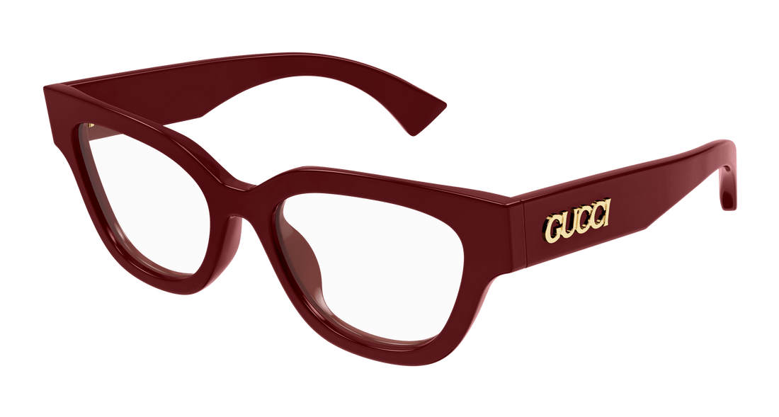 Óculos graduados gucci gg1837o 003 burdeos butterfly femenino tamanho 51mm - Vista principal