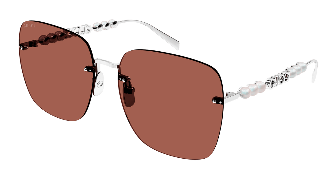 Sonnenbrillen gucci gg1923sa 002 plateado square femenino größe 63mm - Hauptansicht