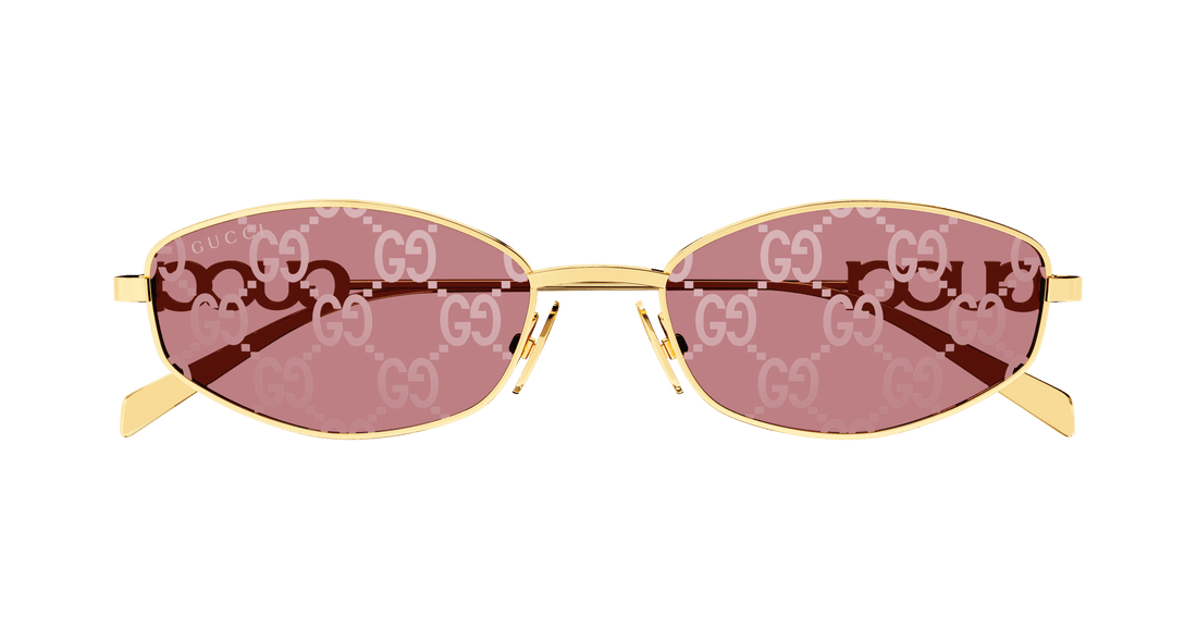 Occhiali da sole gucci gg1802s 002 dorado round femenino taglia 55mm - Vista dettagliata