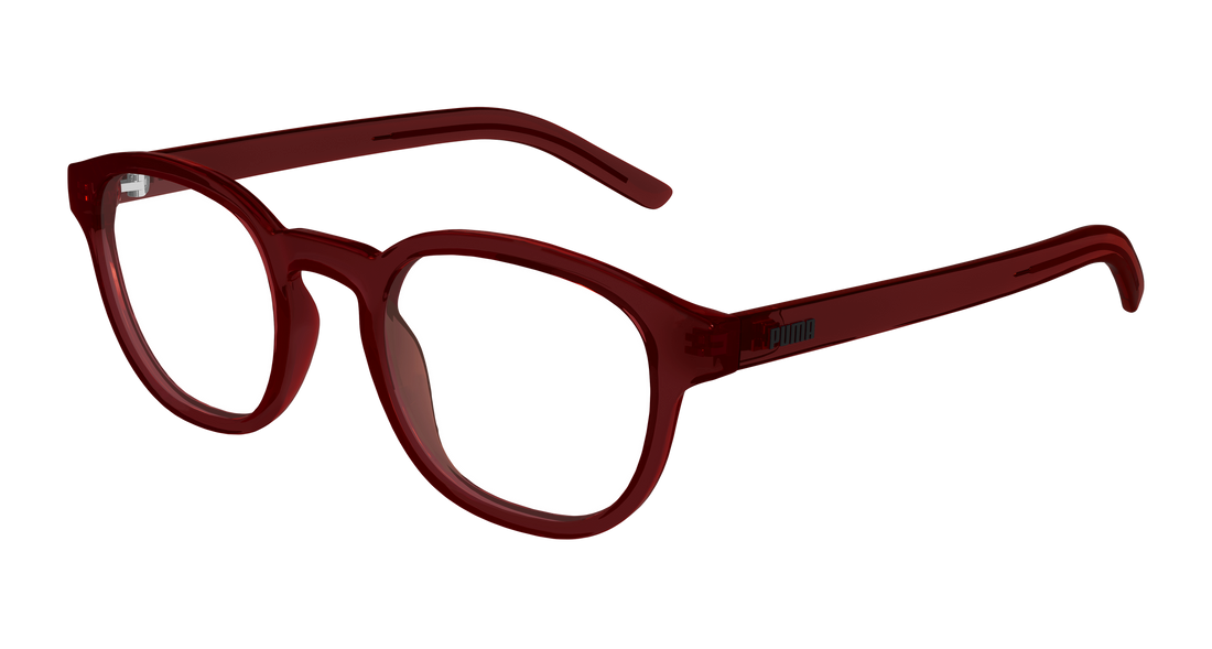 Gafas graduadas puma pu0516o 004 burdeos round/oval/panthos masculino talla 50mm - Vista principal