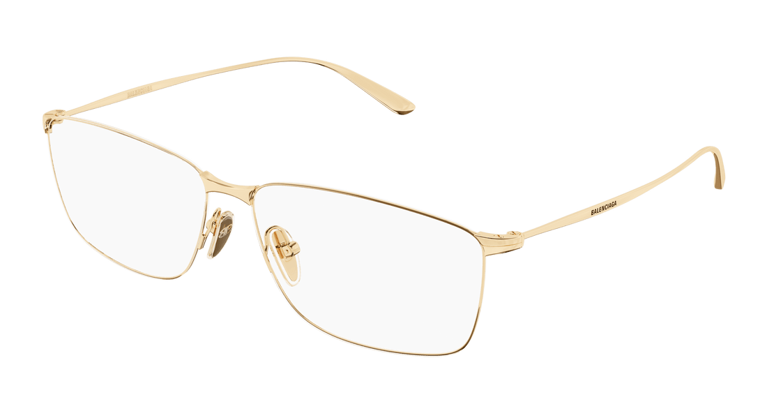 Brillen balenciaga bb0415o 003 dorado square masculino größe 60mm - Hauptansicht