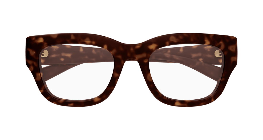 Prescription glasses gucci gg1785o 002 havana square femenino size 50mm - Detailed view