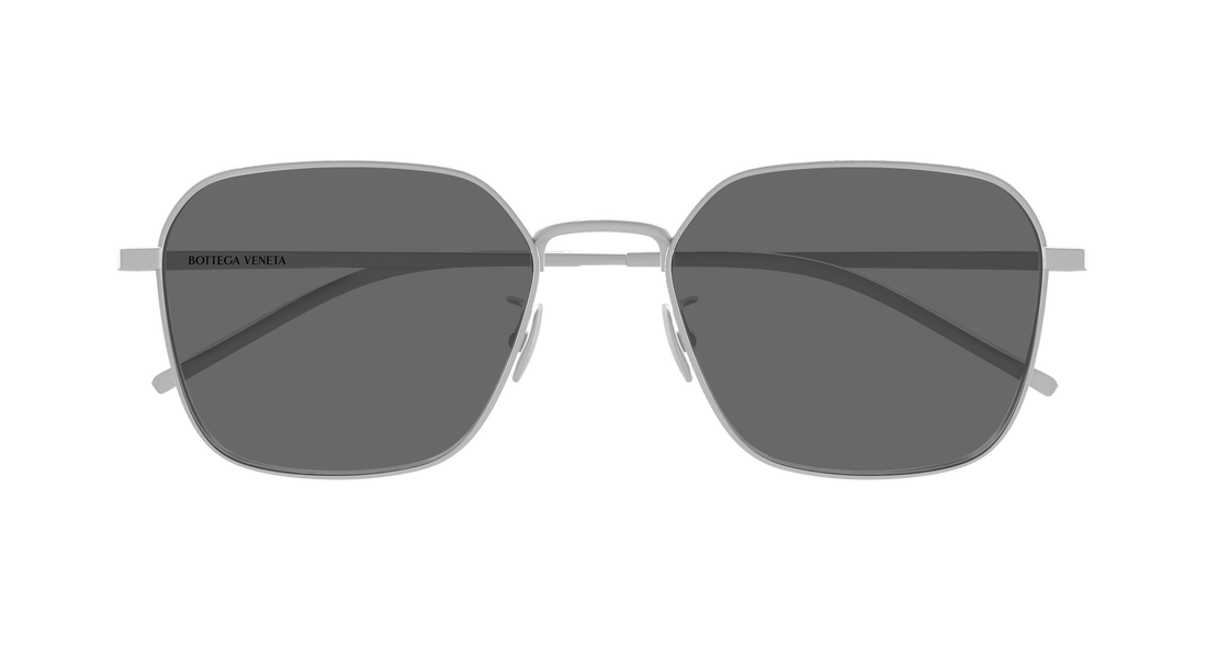 Sonnenbrillen bottega veneta bv1422sa 004 plateado round/oval/panthos unisex größe 55mm - Detailansicht