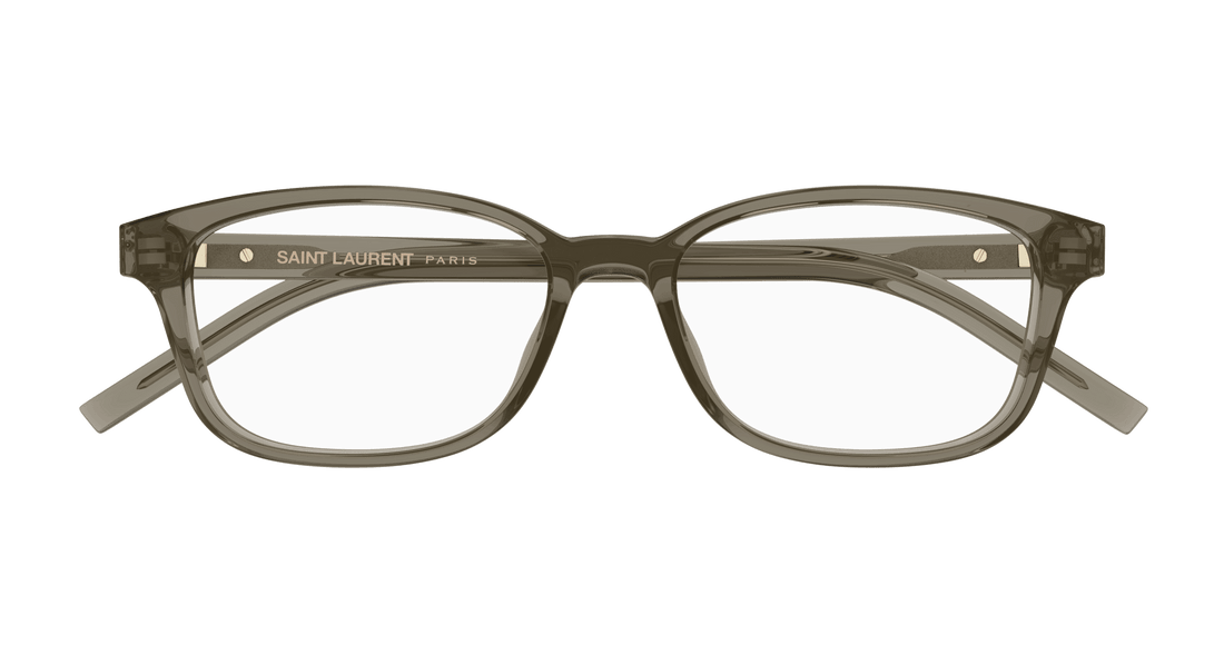 Prescription glasses saint laurent sl m151/j 004 marron square femenino size 52mm - Detailed view