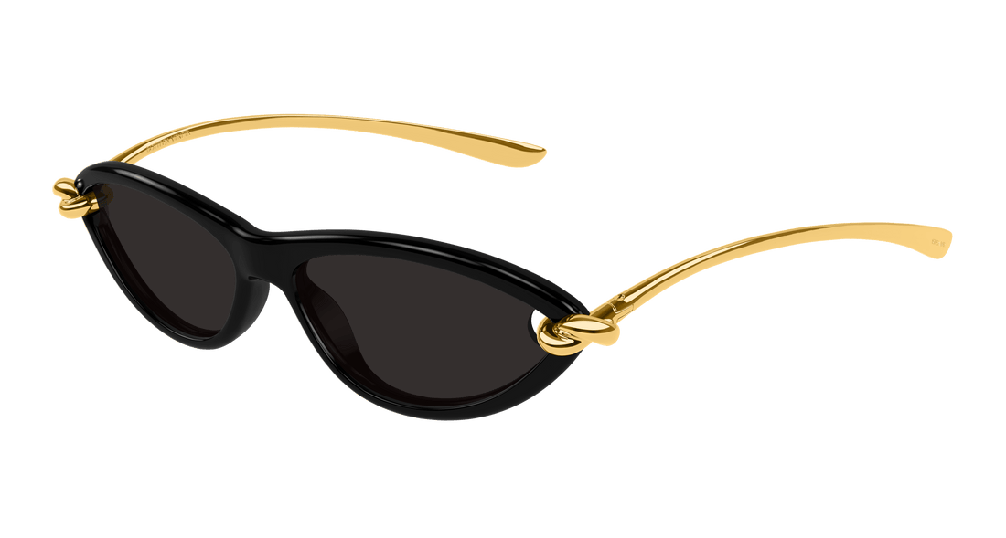 Occhiali da sole bottega veneta bv1390s 001 negro cat eye femenino taglia 56mm - Vista principale