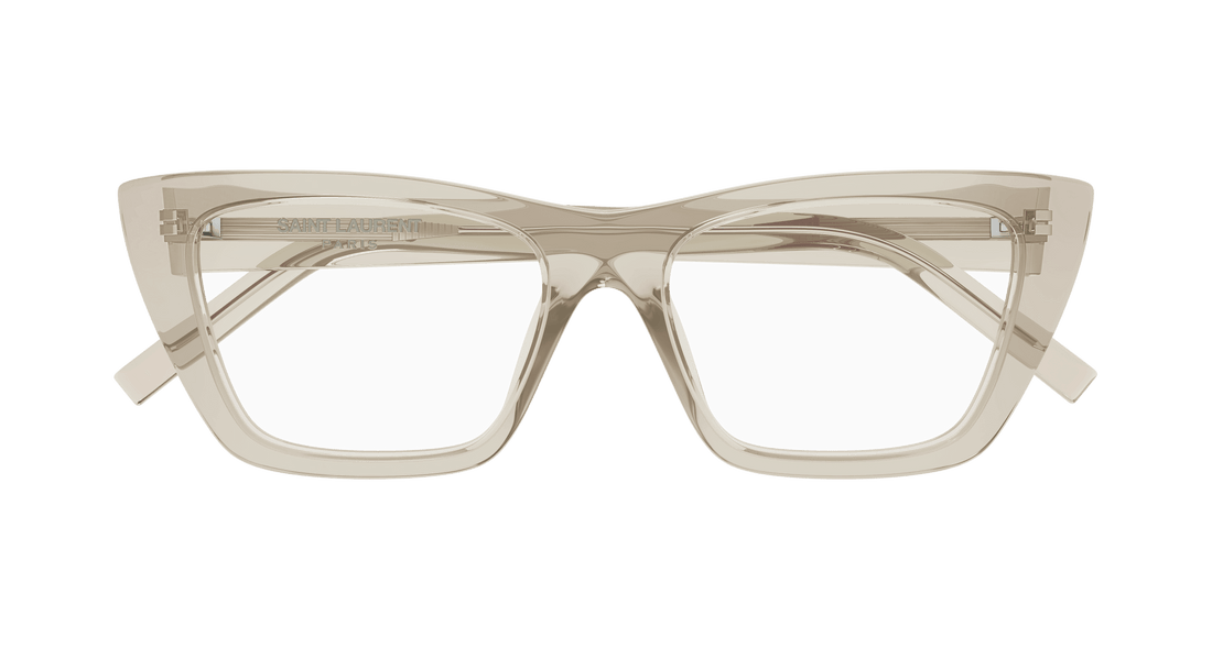 Brillen saint laurent sl 276 mica opt 007 amarillo cat eye femenino größe 53mm - Detailansicht