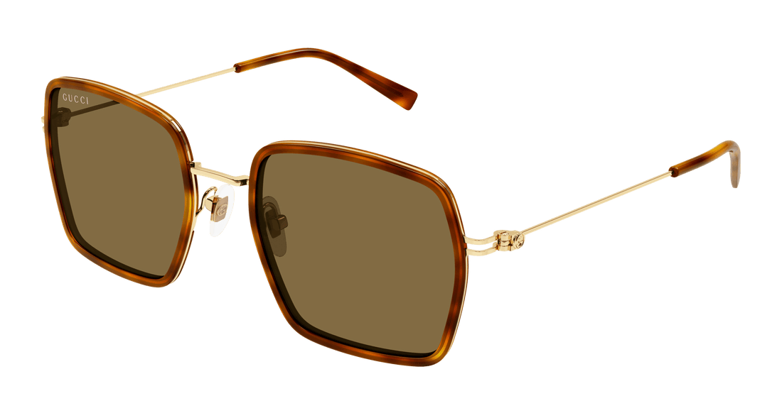 Occhiali da sole gucci gg1848s 002 havana square femenino taglia 52mm - Vista principale