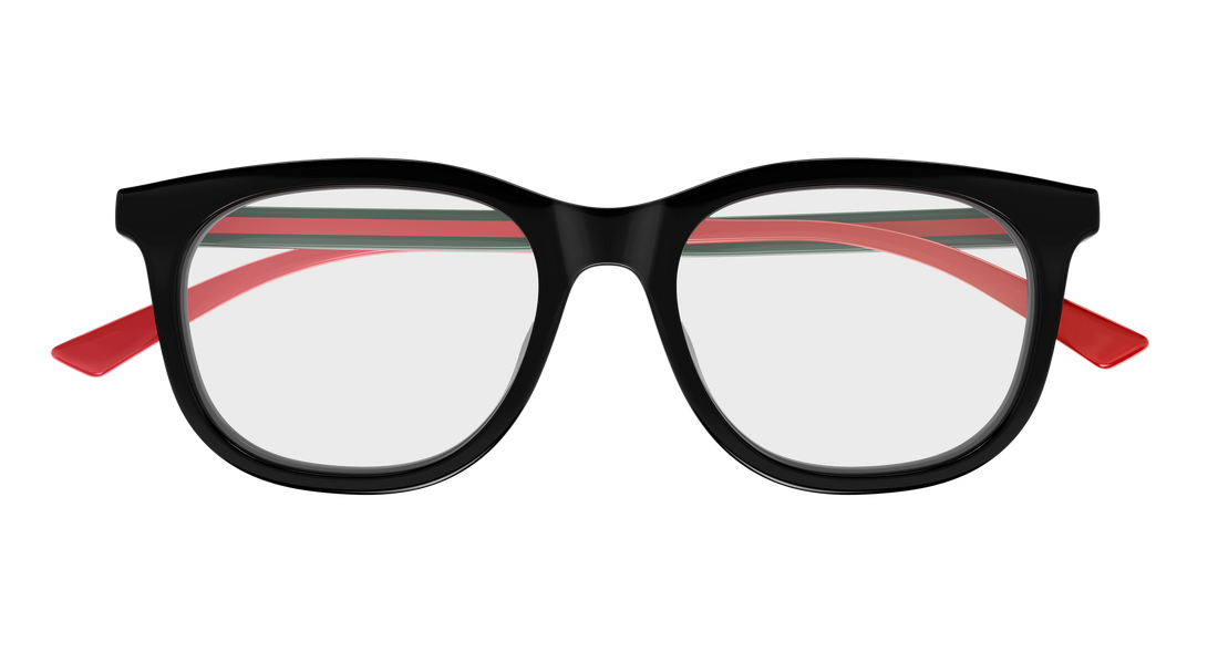 Brillen gucci gg1990o 001 negro rectangular / squared femenino größe 51mm - Detailansicht