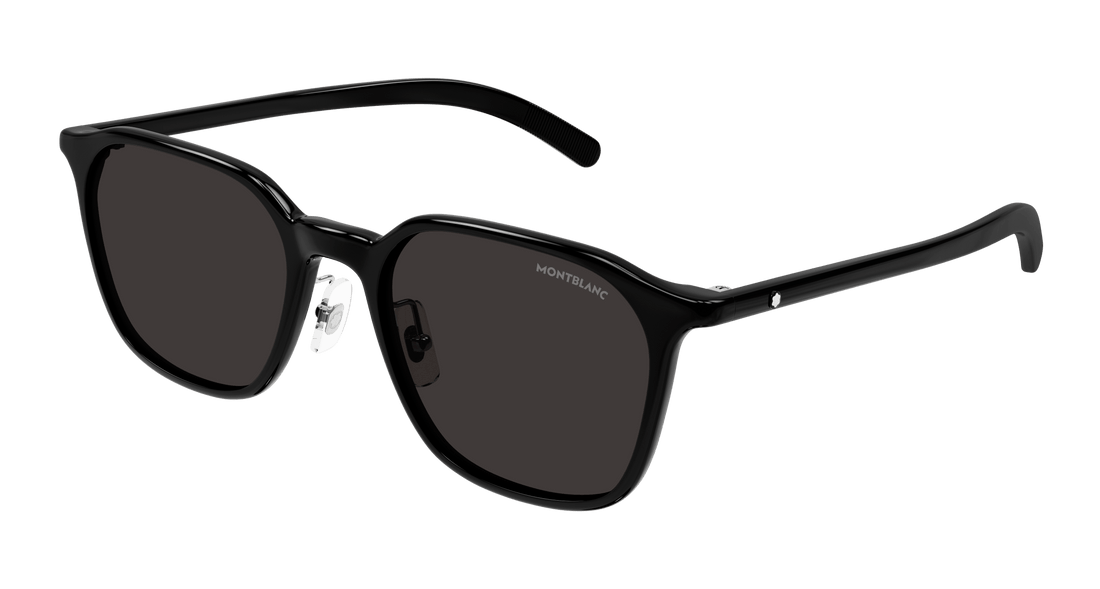 Sonnenbrillen montblanc mb0420sk 001 negro round masculino größe 55mm - Hauptansicht