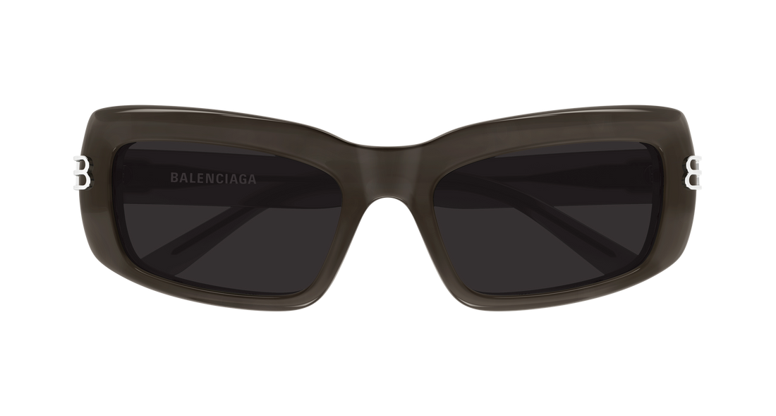 Occhiali da sole balenciaga bb0432s 005 gris rectangular / squared femenino taglia 57mm - Vista dettagliata