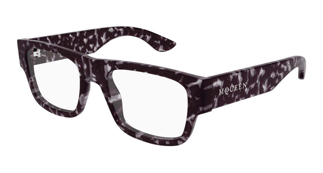 Occhiali da vista alexander mcqueen am0511o 002 havana square masculino taglia 53mm - Vista principale